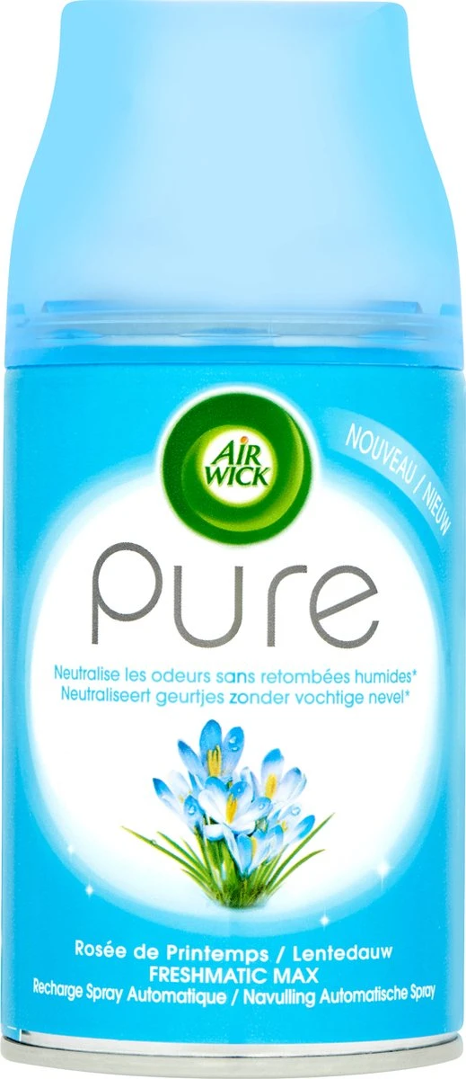 Air Wick Freshmatic Automatische Spray - Luchtverfrisser - Pure Lentedauw Navulling - 3 Stuks 2 Air Wick Freshmatic Automatische Spray - Luchtverfrisser - Pure Lentedauw Navulling - 3 Stuks - Image 2
