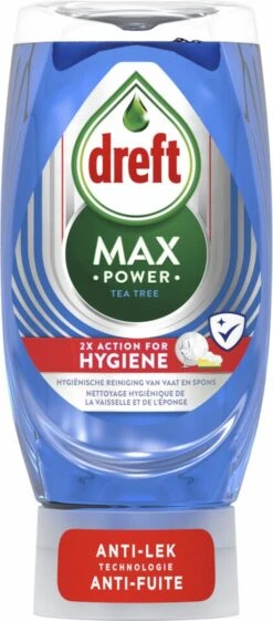 8x Dreft Max Power Afwasmiddel Extra Hygiëne 370 Ml -Winkel Voor Schoonmaakartikelen 528x1200 2