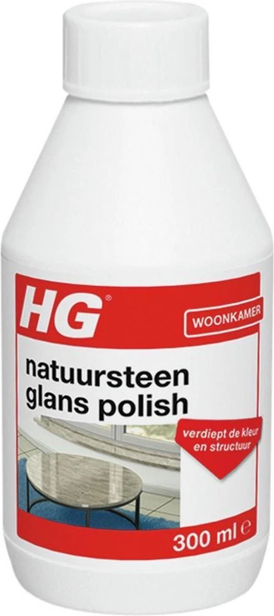 HG Natuursteen Glans Polish (product 44) - 300ml - Voor Alle Soorten Natuursteen 1 HG Natuursteen Glans Polish (product 44) - 300ml - Voor Alle Soorten Natuursteen