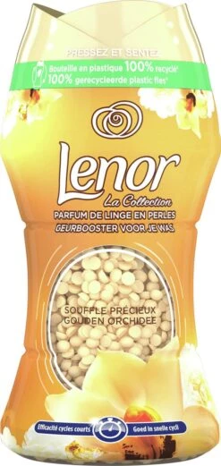Lenor Geurbooster Gouden Orchidee - Geurparels - 6x11 Wasbeurten - Voordeelverpakking -Winkel Voor Schoonmaakartikelen 569x1200 1