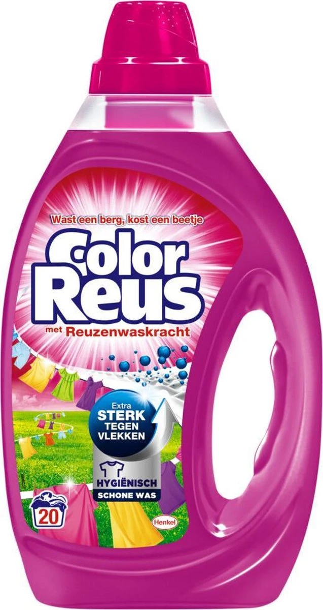 Color Reus Gel Vloeibaar Wasmiddel - Gekleurde Was - Voordeelverpakking - 120 Wasbeurten 9 Color Reus Gel Vloeibaar Wasmiddel - Gekleurde Was - Voordeelverpakking - 120 Wasbeurten - Image 9