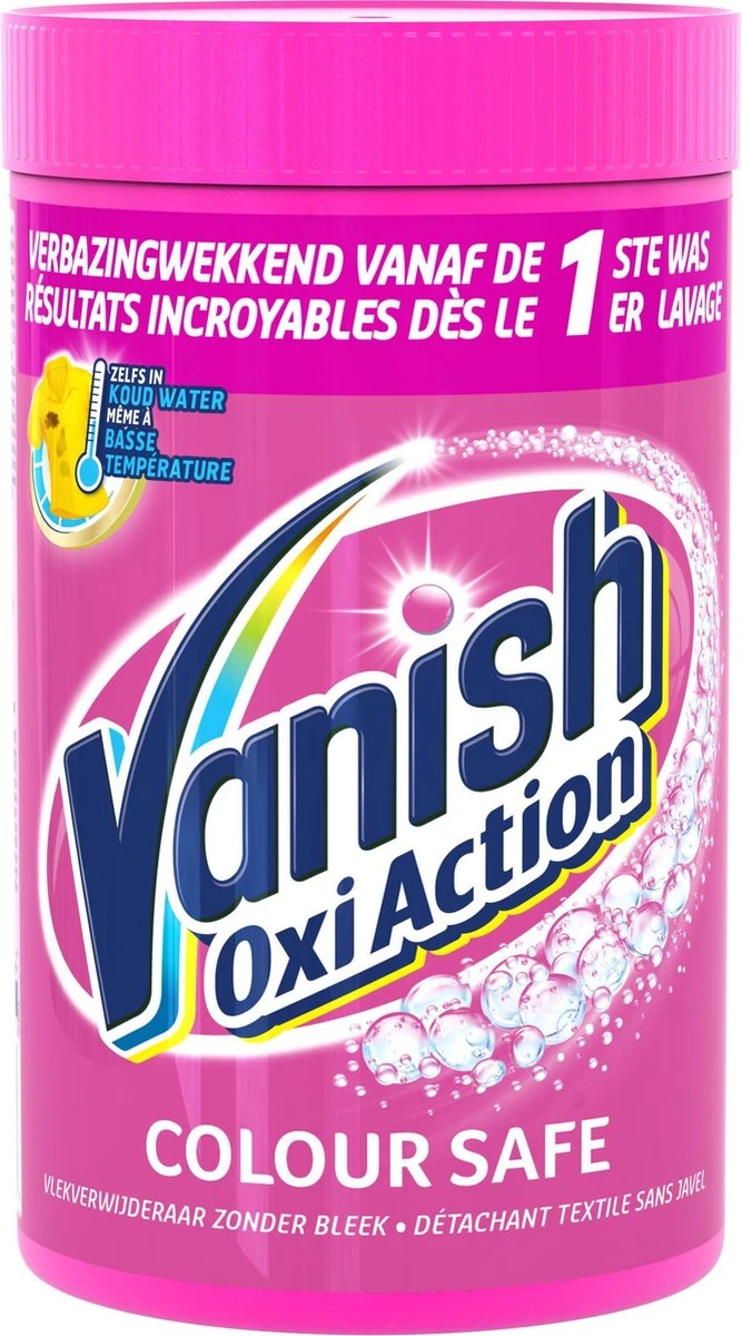 Vanish Oxi Action Colour Safe Base Poeder - Voor Witte En Gekleurde Was - 1,5kg X3 2 Vanish Oxi Action Colour Safe Base Poeder - Voor Witte En Gekleurde Was - 1,5kg X3 - Image 2