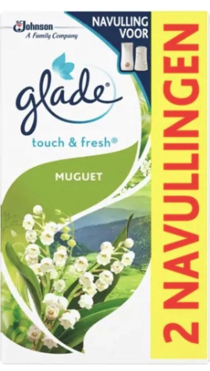 Glade By Brise Touch & Fresh Muguet Navulling - 2 Stuks 4 Glade By Brise Touch & Fresh Muguet Navulling - 2 Stuks - Image 4