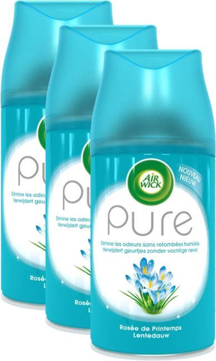 Air Wick Freshmatic Automatische Spray - Luchtverfrisser - Pure Lentedauw Navulling - 3 Stuks 7 Air Wick Freshmatic Automatische Spray - Luchtverfrisser - Pure Lentedauw Navulling - 3 Stuks - Image 7