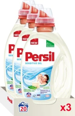 Persil® Persil Gel Sensitive - Vloeibaar Wasmiddel - Gevoelige Huid En Baby - Voordeelverpakking - 3 X 20 Wasbeurten -Winkel Voor Schoonmaakartikelen 775x1200
