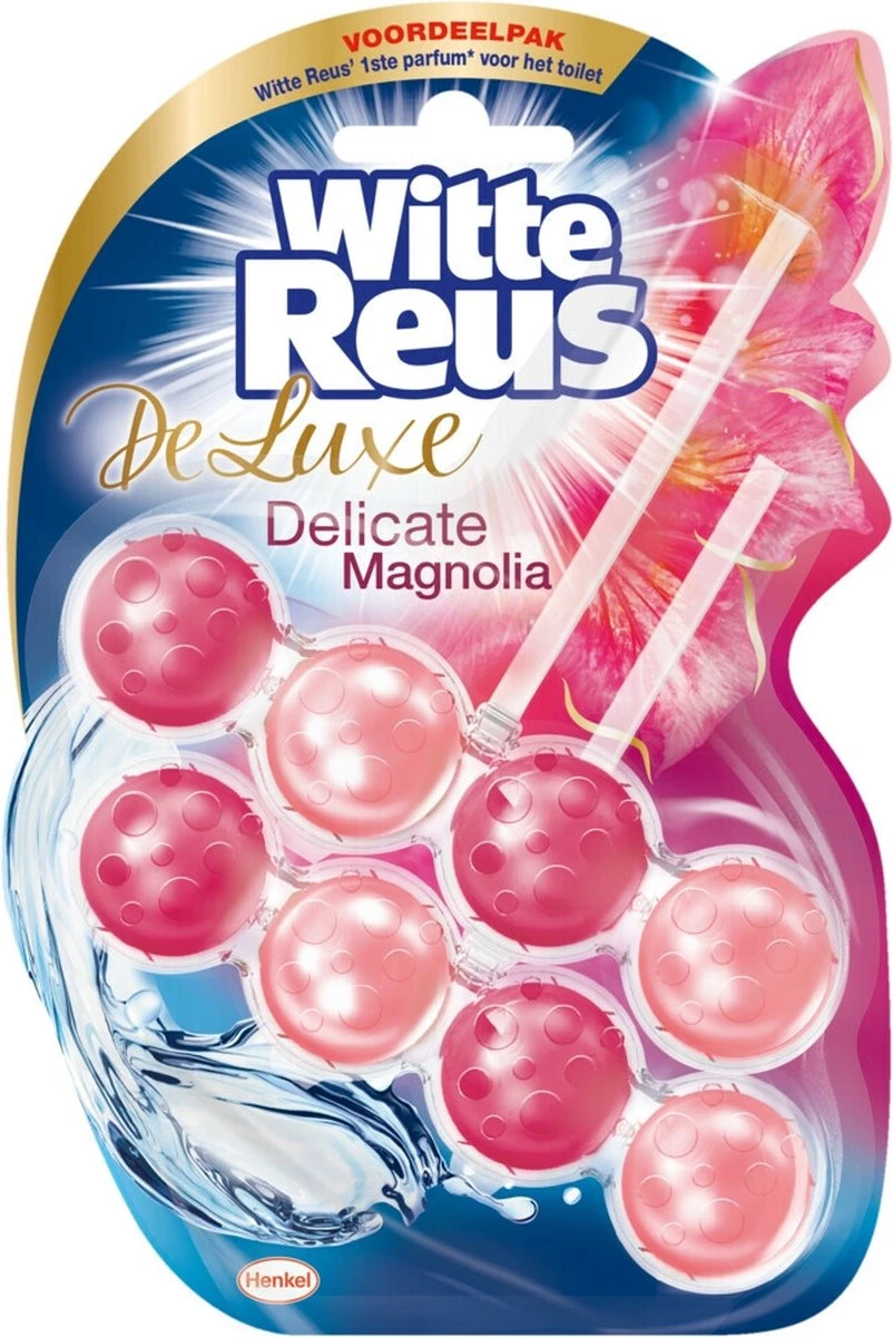 Witte Reus DeLuxe Toiletblok - Delicate Magnolia - WC Blokjes Voordeelverpakking - 20 Stuks 2 Witte Reus DeLuxe Toiletblok - Delicate Magnolia - WC Blokjes Voordeelverpakking - 20 Stuks - Image 2
