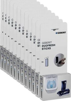 Geberit DuoFresh Sticks - 96 Stuks - Voordeelverpakking - Toilet/WC Blokjes Inbouwreservoir -Winkel Voor Schoonmaakartikelen 850x1200