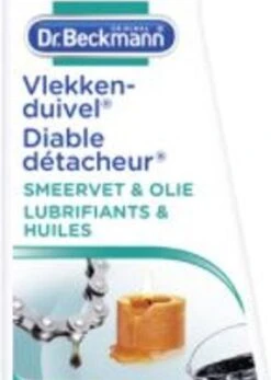Dr. Beckmann Vlekkenduivel Smeervet & Olie 50 Ml -Winkel Voor Schoonmaakartikelen 854x1200