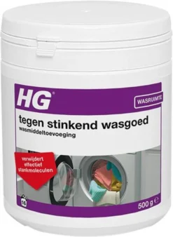 HG Tegen Stinkend Wasgoed Wasmiddeltoevoeging - 500gr - Verwijdert Stankmoleculen - Voor 16 Wasbeurten -Winkel Voor Schoonmaakartikelen 877x1200 3