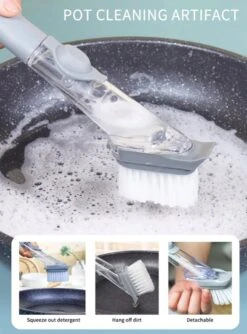 OXO Good Grips Afwasborstel Met Zeepdispenser -Winkel Voor Schoonmaakartikelen 887x1200