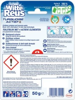 Witte Reus Turquoise Actief Toiletblok - Pacific - WC Blokjes Voordeelverpakking - 10 Stuks -Winkel Voor Schoonmaakartikelen 901x1200