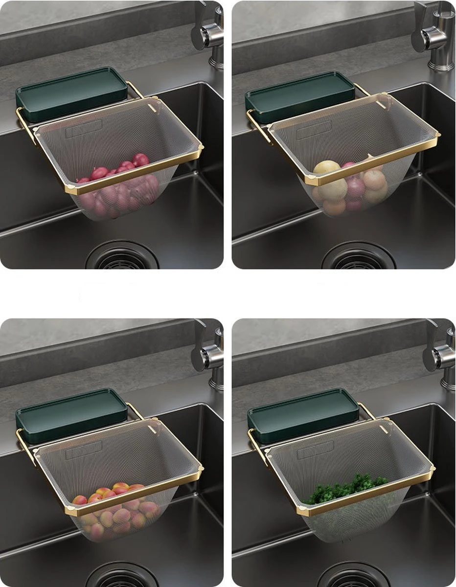 Merkloos Gootsteen Organizer - Gootsteen Afval Netje - Gootsteenontstopper -Gootsteen Zeef Netto- Sink Filter Rack Anti-Blokkeren Wegwerp-Fijne Mesh Filter Aanrecht Zeef Mesh Tas Voor Keuken- Spoelbak - Incl. 50 Netjes 2 Merkloos Gootsteen Organizer - Gootsteen Afval Netje - Gootsteenontstopper -Gootsteen Zeef Netto- Sink Filter Rack Anti-Blokkeren Wegwerp-Fijne Mesh Filter Aanrecht Zeef Mesh Tas Voor Keuken- Spoelbak - Incl. 50 Netjes - Image 2