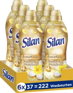Silan Aroma Therapy Fascinating Frangipani Wasverzachter - 6 X 37 Wasbeurten - Voordeelverpakking