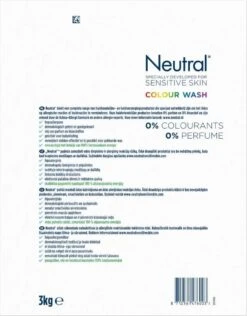 Neutral Waspoeder Kleur - Dermatologisch Getest, Parfumvrij En Hypoallergeen - 4 X 45 Wasbeurten 17 Neutral Waspoeder Kleur - Dermatologisch Getest, Parfumvrij En Hypoallergeen - 4 X 45 Wasbeurten -Winkel Voor Schoonmaakartikelen 937x1200