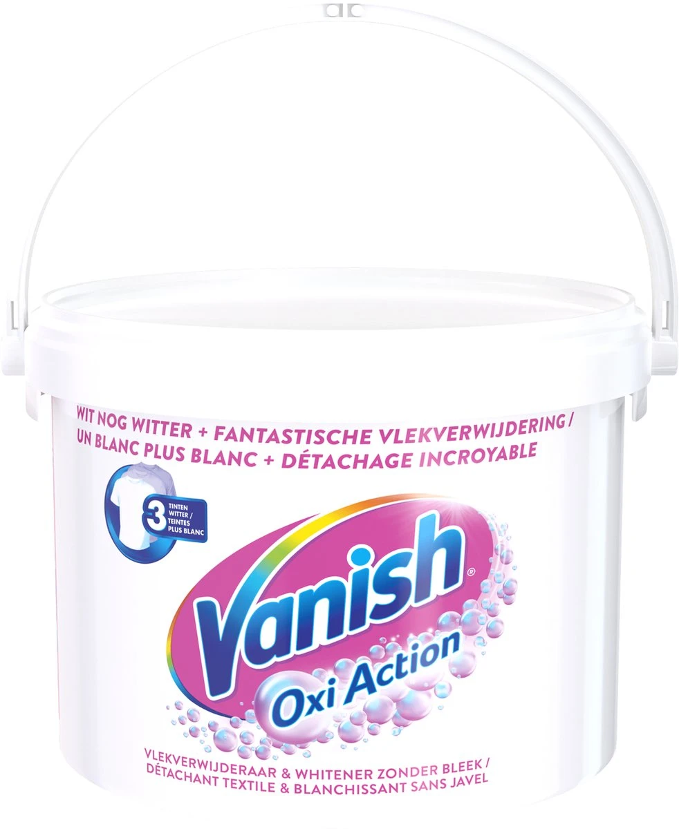 Vanish Oxi Action Poeder - Vlekverwijderaar Voor Witte Was - 2,7 Kg 1 Vanish Oxi Action Poeder - Vlekverwijderaar Voor Witte Was - 2,7 Kg